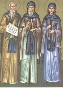 The venerables Isaac (Isaacius), Dalmatus (Dalmatius) and Faust (Faustus)