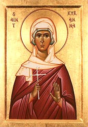 Martyrs Cyrenia and Juliana in Cilicia (305)