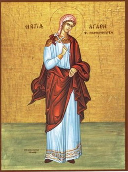 The Holy Martyr Agatha