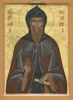St Antoine le Romain Taumaturge et higoumène à Novgorod