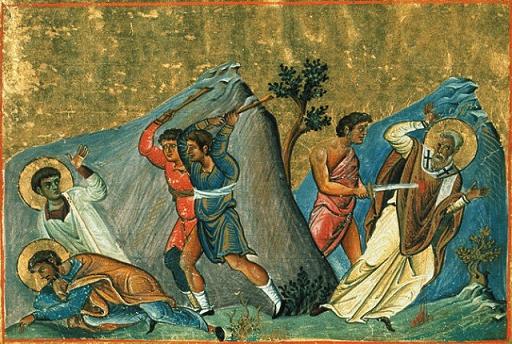 Hieromartyr Milos (Miles), bishop in Persia (341), and two disciples