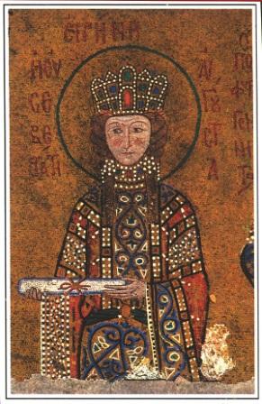 Our Holy Mother, the Empress Irene, in monasticism, Xenia