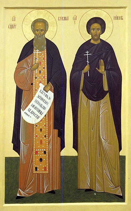 The Hieromartyr Kuksha and Pimen the Faster